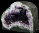 Dark Amethyst Geode From Brazil ( lbs) - FREE US SHIPPING #34440-1